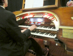 Lesson time at the Rye Wurlitzer