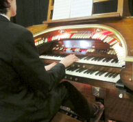 Lesson time at the Rye Wurlitzer