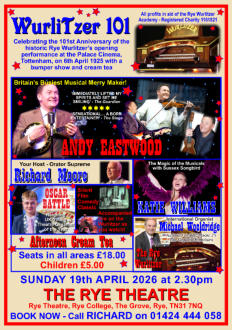 Poster for Next RWA Fundraising Concert